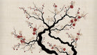 Design A0996 — Cerisier Blanc et Prunier — design seul — Novomur