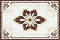 Papier peint panoramique Damassé Classique - Sur mesure