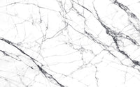 Échantillon, Design C0126, Papier peint panoramique Marbre Blanc Classique - Collection 1 - Sur mesure
