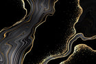 Design C0313 — Marbre Noir et Or Luxe - Collection 1 — design seul — Novomur