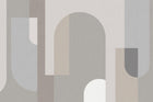 Design C0553 — Art Abstrait Bauhaus Beige - Collection 1 — design seul — Novomur