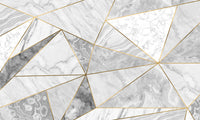 Échantillon, Design C0621, Papier peint panoramique Marbre Géométrique - Sur mesure