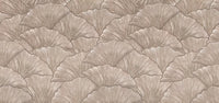 Échantillon, Design C0658, Papier peint panoramique Art Déco Éventails et Or - Collection 1 - Sur mesure