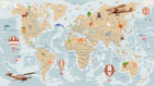 Design C0815 — Carte du Monde Enfant — design seul — Novomur