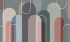 Design C0880 — Art Abstrait Bauhaus Beige - Collection 1 — design seul — Novomur