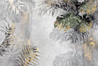 Design D0100 — Palmier Tropical Doré Luxe - Collection 2 — design seul — Novomur