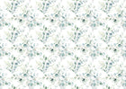 Design D0128 — Eucalyptus Botanique Sauge — design seul motif petit — Novomur
