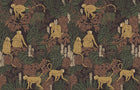 Design D0145 — Jungle Enfant Tigre & Singes — design seul motif grand — Novomur