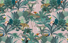 Design D0170 — Palmier Tropical Vintage Sépia — design seul motif grand — Novomur