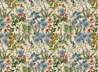 Papier peint Liberty Floral Anthracite - Sur mesure - Design D0220