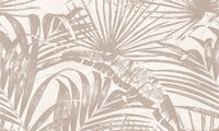 Échantillon, Design D0340, Papier peint panoramique Palmier Tropical Vert - Collection 2 - Sur mesure
