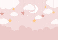 Échantillon, Design D0468, Papier peint panoramique Ciel Nocturne Enfant - Collection 2 - Sur mesure