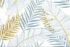 Design D0837 — Palmier Tropical Doré Luxe - Collection 1 — design seul — Novomur