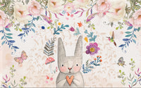 Échantillon — Design D0848 — Papier peint Animaux Forêt - Sur mesure