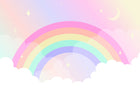 Design D0874 — Papier peint panoramique Arc en Ciel Bébé - Collection 1 - Sur mesure — design seul — Novomur