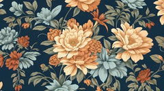 Papier peint panoramique Floral Pivoines et Roses - Collection 2 - Sur mesure