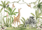 Design D1000 — Safari Jungle Animaux - Collection 2 — design seul — Novomur
