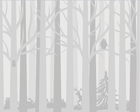 Design E0489 — Animaux Forêt — design seul — Novomur