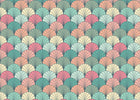 Design E0538 — Art Déco Éventails et Or - Collection 2 — design seul motif petit — Novomur