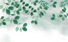 Design E0961 — Eucalyptus Botanique Sauge — design seul — Novomur