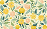 Échantillon Papier peint Fruits Agrumes - Collection 2 - Sur mesure — F0043