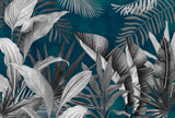 Échantillon Papier peint Palmier Tropical Vert - Collection 2 - Sur mesure — F0153
