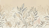 Échantillon, Design F0197, Papier peint panoramique Botanique Feuillage - Collection 2 - Sur mesure