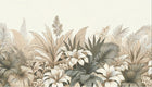 Design F0199 — Palmier Tropical Vert - Collection 1 — design seul — Novomur