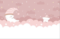 Échantillon, Design F0420B, Papier peint panoramique Ciel Nocturne Enfant - Collection 1 - Sur mesure