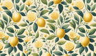 Papier peint Fruits Agrumes Beige - Sur mesure - Design F0522