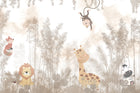 Design F0631 — Safari Savane Aquarelle — design seul — Novomur