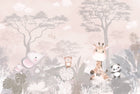 Design F0650 — Safari Savane Aquarelle — design seul — Novomur