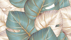 Design F0744 — Palmier Tropical Doré Luxe - Collection 1 — design seul — Novomur