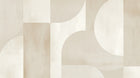Design F0869 — Art Abstrait Bauhaus Beige - Collection 2 — design seul — Novomur
