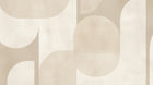 Design F0870 — Art Abstrait Bauhaus Beige - Collection 2 — design seul — Novomur