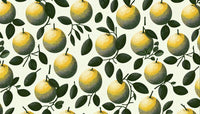 Échantillon, Design F0994, Papier peint panoramique Fruits Agrumes - Collection 2 - Sur mesure