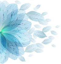 Échantillon, Design L0354, Papier peint panoramique Floral Création - Collection 1 - Sur mesure