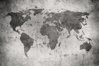 Échantillon, Design SD0100, Papier peint panoramique Carte du Monde - Sur mesure