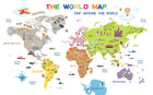 Design SD0287 — Carte du Monde Enfant — design seul — Novomur