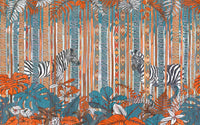 Échantillon, Design SK0056, Papier peint panoramique Bambou - Sur mesure