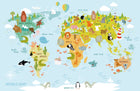 Design SK0077 — Carte du Monde Enfant — design seul — Novomur