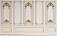 Échantillon, Design SK0097, Papier peint panoramique Damassé Classique - Sur mesure