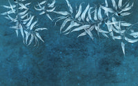 Échantillon, Design SK0113, Papier peint panoramique Eucalyptus Botanique Sauge - Sur mesure