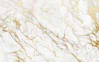 Échantillon, Design SK0136, Papier peint panoramique Marbre Blanc Classique - Collection 2 - Sur mesure