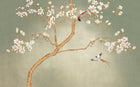 Design SK0166 — Magnolia & Oiseaux — design seul — Novomur