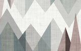 Échantillon Papier peint Géométrique Triangles et Losanges - Collection 1 - Sur mesure — SK0443