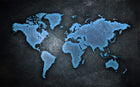 Design SK0525 — Carte du Monde — design seul — Novomur