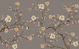 Échantillon Papier peint Floral Pivoines et Roses - Collection 1 - Sur mesure — SK0545