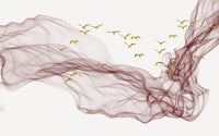 Échantillon, Design SK0595, Papier peint panoramique Art Encre Moderne - Sur mesure