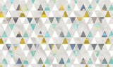 Échantillon Papier peint Géométrique Triangles et Losanges - Collection 2 - Sur mesure — SK0624